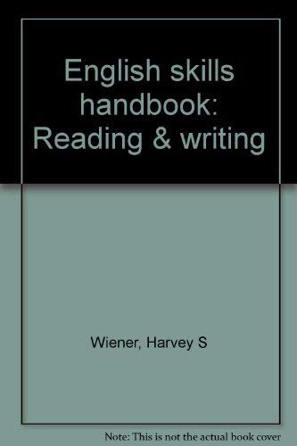 English skills handbook: Reading & writing (9780395205952) by Wiener, Harvey S