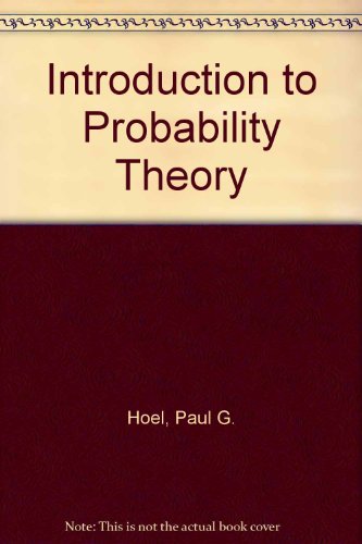 Stock image for Introduction to Probability Theory for sale by Irish Booksellers