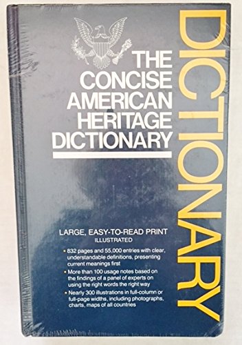 Beispielbild fr Concise American Heritage Dictionary zum Verkauf von Better World Books