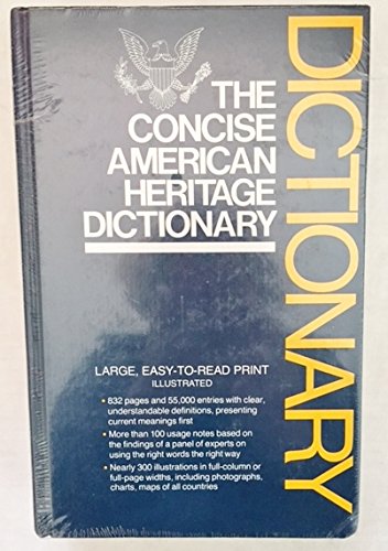 Stock image for Concise American Heritage Dictionary for sale by Better World Books
