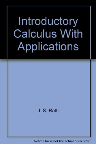 Imagen de archivo de Introductory Calculus with Applications a la venta por Better World Books