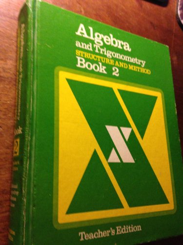 9780395245798: Algebra and Trigonometry, Structure and Method