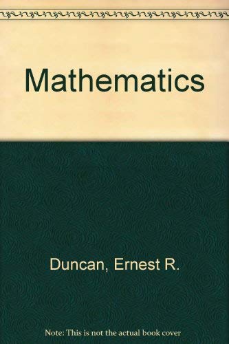 Stock image for Mathematics for sale by Your Online Bookstore