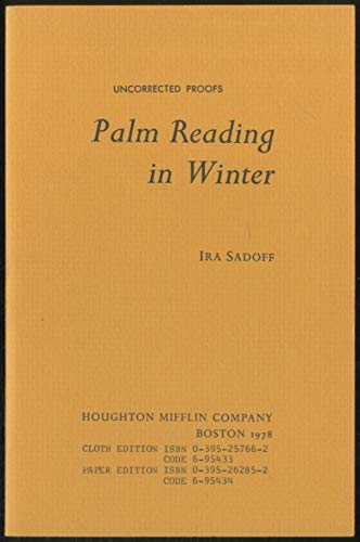 9780395257661: Palm reading in winter