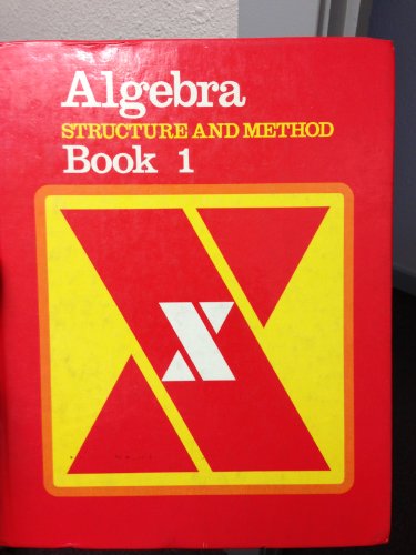 Imagen de archivo de Algebra: Structure and Method (Book 1) a la venta por ThriftBooks-Atlanta