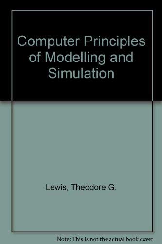 Stock image for Computer Principles of Modeling and Simulation for sale by Better World Books: West