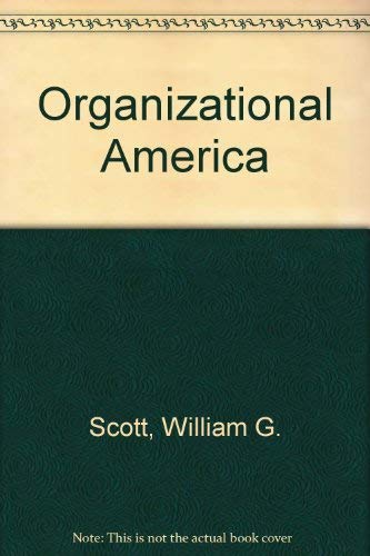 Imagen de archivo de Organizational America a la venta por BookDepart