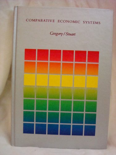 Imagen de archivo de Comparative Economic Systems a la venta por Better World Books: West