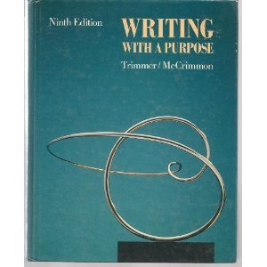 9780395282533: Writing with a Purpose