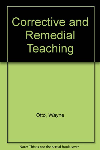 9780395283554: Corrective and remedial teaching