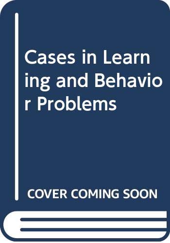 Stock image for Cases in Learning and Behavior Problems for sale by SecondSale