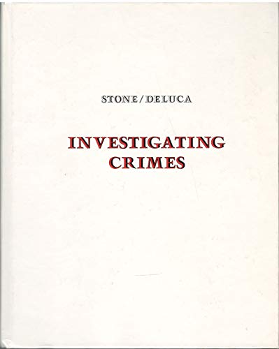 9780395285251: Investigating Crimes: An Introduction