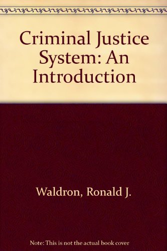 Imagen de archivo de The Criminal justice system: An introduction a la venta por HPB-Red