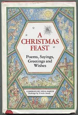 Beispielbild fr A Christmas Feast : Poems, Sayings, Greetings, and Wishes zum Verkauf von Better World Books