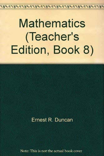 Stock image for Mathematics (Teacher's Edition, Book 8) for sale by ThriftBooks-Atlanta