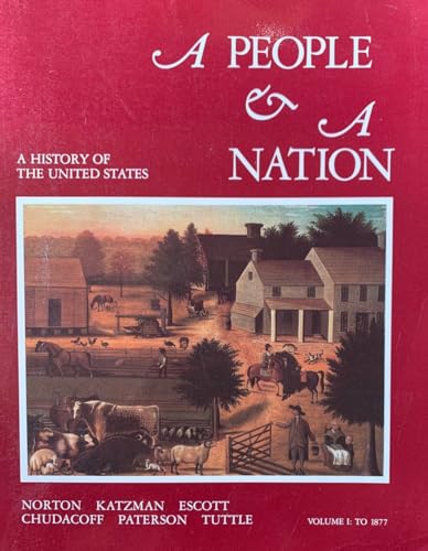 9780395290927: People and a Nation: v. 2: History of the United States