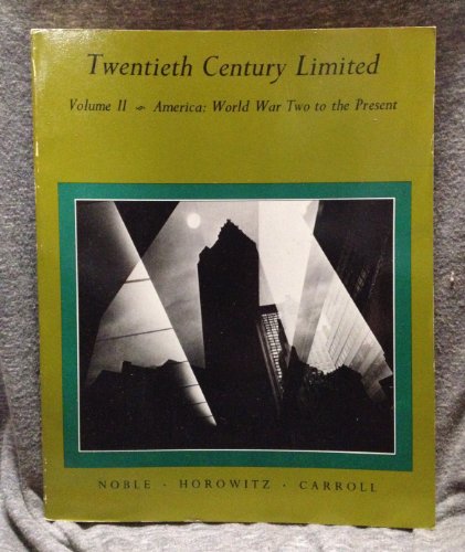 Beispielbild fr Twentieth Century Limited Volume II zum Verkauf von HPB-Ruby