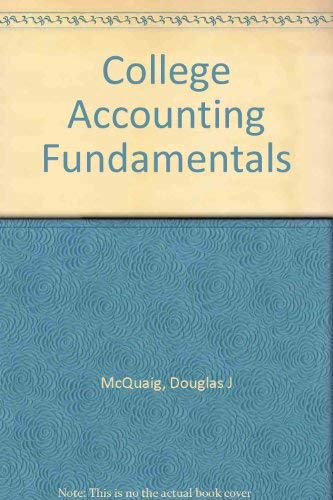 Stock image for College Accounting Fundamentals for sale by Better World Books: West