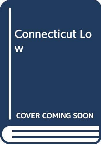 Imagen de archivo de Connecticut Low a la venta por BookHolders