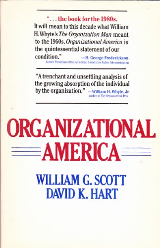 Imagen de archivo de Organizational America a la venta por BookHolders