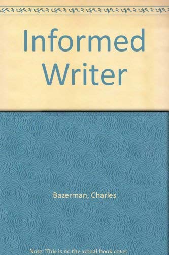 Stock image for The informed writer for sale by POQUETTE'S BOOKS