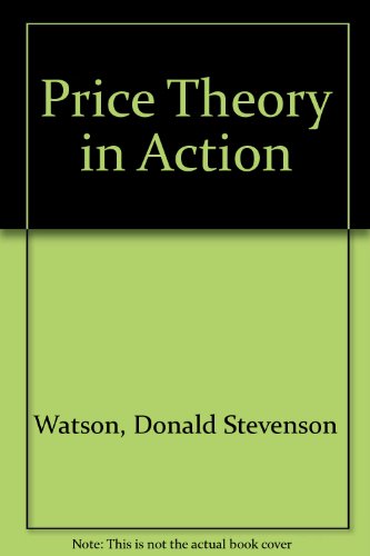 Stock image for Price Theory in Action for sale by Better World Books