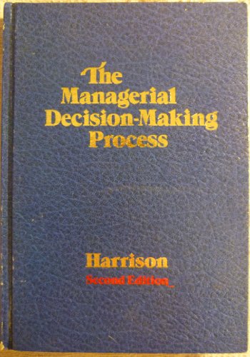 Stock image for The Managerial Decision-Making Process for sale by Anybook.com