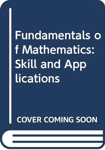 9780395302002: Fundamentals of Mathematics: Skill and Applications