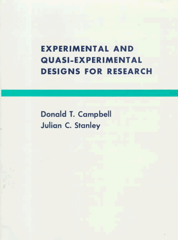 9780395307878: Experimental and Quasi-experimental Designs for Research