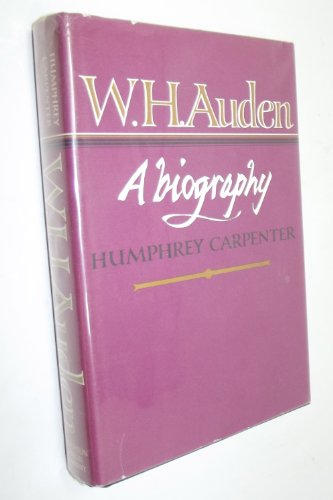 9780395308530: Title: WH Auden a Biography