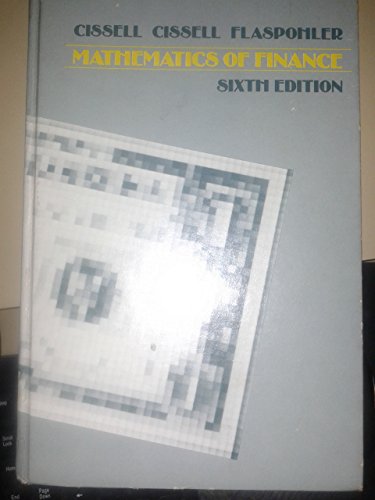 Imagen de archivo de Mathematics of Finance, sixth edition a la venta por BookDepart