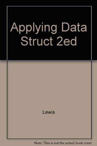 Imagen de archivo de Applying Data Structures a la venta por Better World Books