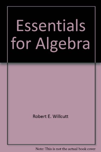 Stock image for ESSENTIALS FOR ALGEBRA CONCEPTS AND SKILLS for sale by mixedbag