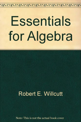 Stock image for Essentials for Algebra for sale by SecondSale