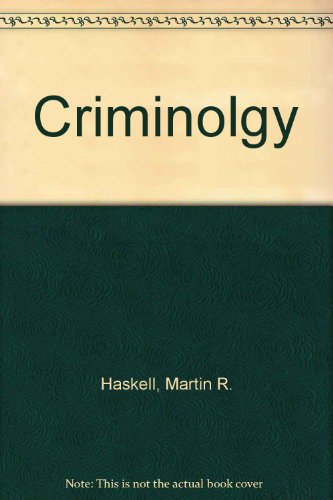 Stock image for Criminolgy for sale by Wonder Book