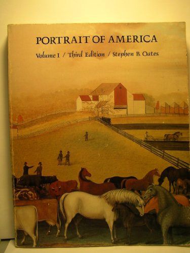 9780395327784: Portrait of America, Vol. 1: From the European Discovery to the End of Reconstruction