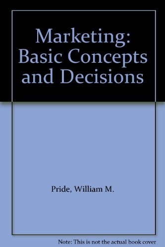 9780395328163: Marketing: Basic concepts and decisions