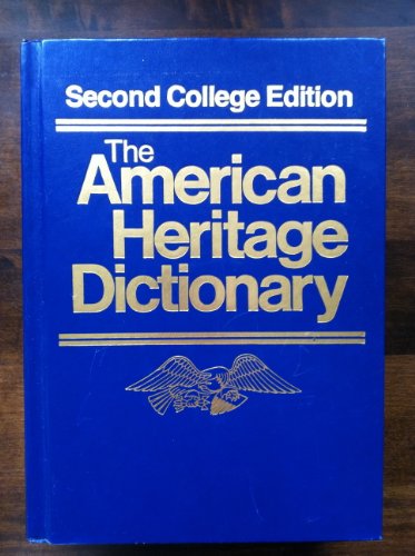 9780395329436: American Heritage Dictionary, Second College Edition