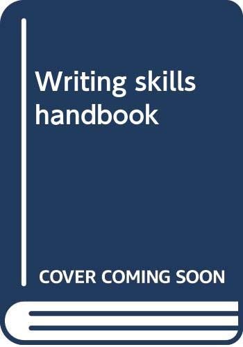 Beispielbild fr Writing skills handbook zum Verkauf von Wonder Book