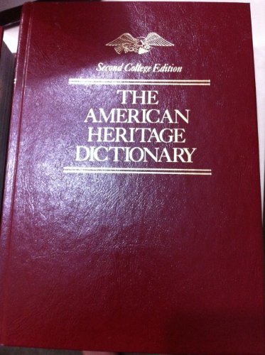 Imagen de archivo de The American Heritage Dictionary of the English Language a la venta por Better World Books