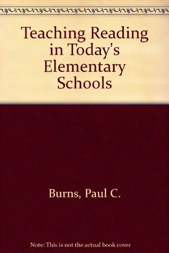 9780395342343: Teaching reading in today's elementary schools