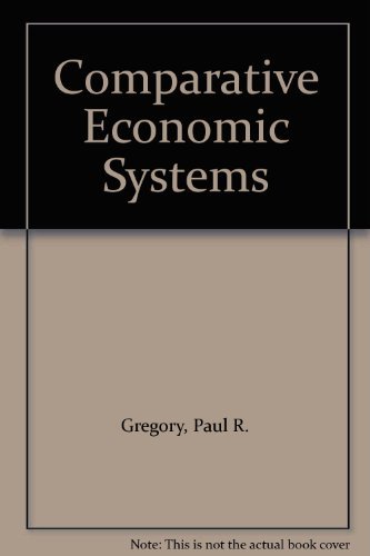 Stock image for Comparative Economic Systems for sale by HPB-Red