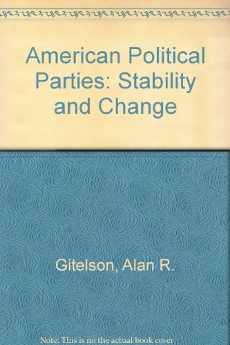 9780395343609: American Political Parties: Stability and Change