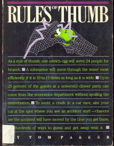 9780395346426: Rules of Thumb