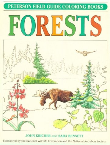 9780395346761: Forests: Colouring Book