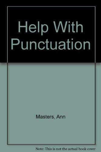 Stock image for Help With Punctuation for sale by Half Price Books Inc.