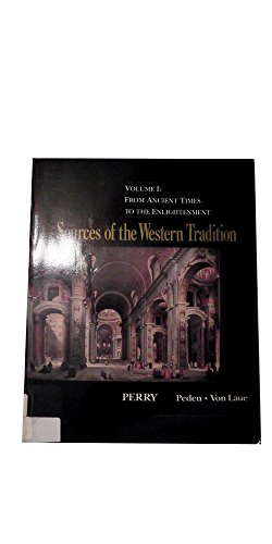 Beispielbild fr Sources of the Western Tradition zum Verkauf von Better World Books