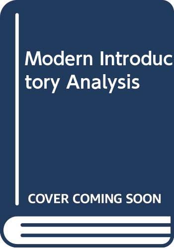 9780395350478: modern-introductory-analysis