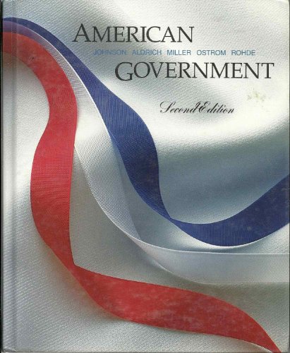 Beispielbild fr American government: People, institutions, and policies zum Verkauf von Wonder Book
