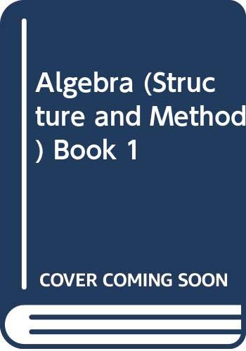 Beispielbild fr Algebra (Structure and Method) Book 1 zum Verkauf von ThriftBooks-Dallas